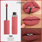 L’Oréal Paris Infallible Matte Resistance Liquid Lipstick, Major Crush 120, 5 ml