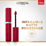 L’Oréal Paris Infallible Matte Resistance Liquid Lipstick, Le Rouge Paris 420, 5 ml