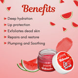 Jaquline USA Watermelon Lip Scrub, Provides Deep Hydration, Exfoliates Dead Skin, Plumping & Hydration, Repair & Restores Lips, 15g