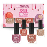 Jaquline USA Color Crush Matte Finish Nail Paint Set Of 4, Long Lasting, Chip Resistant, Highly Pigmented, Quick Dry & Cruelty Free, 5Ml Each