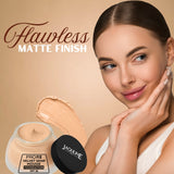 Jaquline USA PRO FIX Velvet Whip Mousse Foundation, Weightless Smooth Velvet touch, Flawless Matte Finish, Biege 02