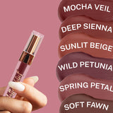 Jaquline USA Matte Addict + Liquid Lipstick, 8Hr stay, Lightweight & Transfer proof - Wild Petunia 04, 3.5ml