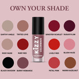 Jaquline USA Kizzy Color wave- Rich Pigmentation, Long-Lasting Wear, Smooth & glossy finish-Burnt Romance 06