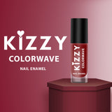 Jaquline USA Kizzy Color wave- Rich Pigmentation, Long-Lasting Wear, Smooth & glossy finish- Sinister Scarlet 07