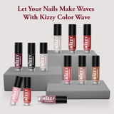 Jaquline USA Kizzy Color wave- Rich Pigmentation, Long-Lasting Wear, Smooth & glossy finish- Sinister Scarlet 07