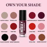 Jaquline USA Kizzy Color wave-Rich Pigmentation, Long-Lasting Wear, Smooth & glossy finish- Sugar Plum 08