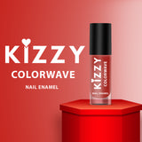 Jaquline USA Kizzy Color wave- Rich Pigmentation, Long-Lasting Wear, Smooth & glossy finish- Lively Red 09