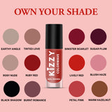 Jaquline USA Kizzy Color wave- Rich Pigmentation, Long-Lasting Wear, Smooth & glossy finish- Lively Red 09