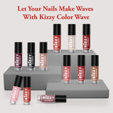 Jaquline USA Kizzy Color wave- Rich Pigmentation, Long-Lasting Wear, Smooth & glossy finish- Lively Red 09