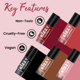 Jaquline USA Kizzy Color wave- Rich Pigmentation, Long-Lasting Wear, Smooth & glossy finish- Blush Haze 10