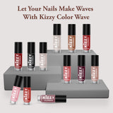 Jaquline USA Kizzy Color wave- Rich Pigmentation, Long-Lasting Wear, Smooth & glossy finish- Warm Hazelnut 12