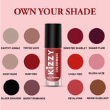 Jaquline USA Kizzy Color wave-Rich Pigmentation, Long-Lasting Wear, Smooth & glossy finish-Ruby Red 04