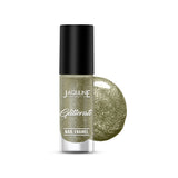 Jaquline USA Glitterati Nail Enamel, High- Impact glitter, Shimmery effect, multi-dimensional shine, Golden Dust 08