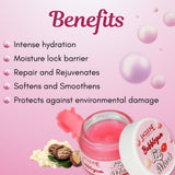 Jaquline USA Bubblegum Lip Mask, Provides Intense Hydration, Softens & Smoothens Lips, Locks Moisture, 15g