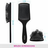 Vega Premium Collection Paddle Hair Brush (India's No.1* Hair Brush Brand) for Men and Women, (8586)