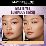 Maybelline New York Super Stay Lumi-Matte Liquid Foundation 30H Longwear yet Light-As-Air, 220, 35ml