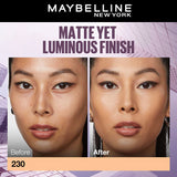 Maybelline New York Super Stay Lumi-Matte Liquid Foundation 30H Longwear yet Light-As-Air, 230, 35ml