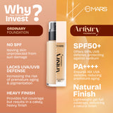 MARS Artistry Liquid Matte Foundation for Radiant Finish (30ml) (09-CARAMEL FROST) | Skincare Ingredients | Medium to High Coverage | Moisturizing | Long-Lasting & Lightweight Formula