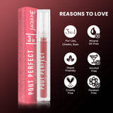 Jaquline USA Pout Perfect Lip Souffle, long lasting Liquid Lipstick, Matte Finish & Smooth Texture, Transfer Proof & Enriched with Hyaluronic Acid & Macadamia Oil, Barely Blush- 6ml