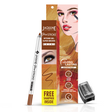 Jaquline USA Pro Stroke Intense Gel Kajal Super Brown 1.2 g |Smudge Proof |Long Lasting |Waterproof| Enriched with Vitamin E