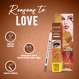 Jaquline USA Pro Stroke Intense Gel Kajal Super Brown 1.2 g |Smudge Proof |Long Lasting |Waterproof| Enriched with Vitamin E