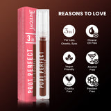 Jaquline USA Pout Perfect Lip Souffle, long lasting Liquid Lipstick, Matte Finish & Smooth Texture, Transfer Proof & Enriched with Hyaluronic Acid & Macadamia Oil, Mocha Whirl- 6ml