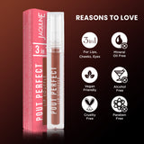 Jaquline USA Pout Perfect Lip Souffle, long lasting Liquid Lipstick, Matte Finish & Smooth Texture, Transfer Proof & Enriched with Hyaluronic Acid & Macadamia Oil, Rose Quartz-6ml