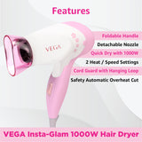 VEGA INSTAGLM-1000HAIRDRYER(P&W)VHDH-20