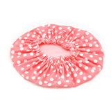 Basicare Pink Shower Cap With White Dots