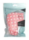 Basicare Pink Shower Cap With White Dots