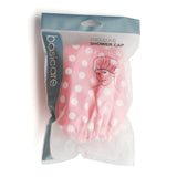 Basicare Pink Shower Cap With White Dots