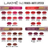 Lakme 9TO5 Primer + Matte Lip Color Dusty Pink 3.6 g