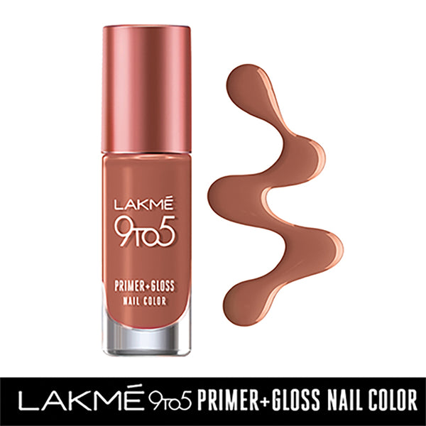 Lakme 9 to 5 nail polish coral glow best sale