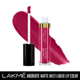 Lakmé Absolute Matte Melt Liquid Lip Color, Revenge Red, 6 ml