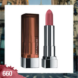 Maybelline New York Color Sensational Creamy Matte Lipstick, 660 Touch of Spice, 3.9g