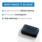 Ustraa Soap-Activated Charcoal - 100g