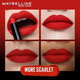 Maybelline New York Color Sensational Ultimattes Lipstick, 299 More Scarlet, 1.7 g
