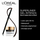 L'Oreal Paris Super Liner Gel Intenza Eyeliner, Profound Black, 2.8g