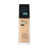Maybelline New York Fit Me Matte + Poreless Liquid Foundation, 125 Nude Beige | Matte Foundation | Oil Control Foundation | Foundation With SPF, 30 ml