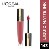 L'Oreal Paris Rouge Signature Matte Liquid Lipstick, 143 I Liberate