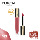 L'Oreal Paris Rouge Signature Matte Liquid Lipstick, 143 I Liberate