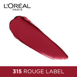 L'Oreal Paris Color Riche Moist Matte Lipstick, 315 Rouge Label, 3.7g