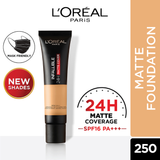 L’Oréal Paris Infallible 24H Matte Cover Liquid Foundation, 250 Radiant Sand
, 35 ml