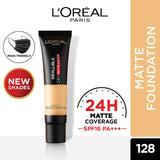 L’Oréal Paris Infallible 24H Matte Cover Liquid Foundation, 128 Natural Buff, 35 ml