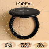 L’Oréal Paris Infallbile 24h Oil Killer High Coverage Compact Powder | Matte-Finish, Lightweight & Blendable & Compact For Face Makeup | With SPF 32 & PA +++ | 250 Radiant Sand