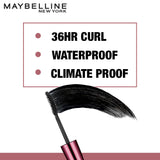 Maybelline New York Hypercurl Mascara Waterproof, Black, 9.2g