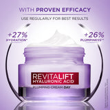 Loreal Paris Revitalift Hyaluronic Acid Plumping Day Cream for Women, 50 ml | Face Cream for Hydrated and Radiant Skin