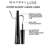 Maybelline New York Hyperglossy Liquid Eyeliner, Black
