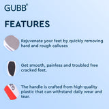 GUBB 2 IN 1 CALLUS REMOVER & PEDICURE FILE (GBP00124)