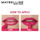 Maybelline New York Super Stay Crayon Lipstick, 50 Own your Empire, 1.2g
